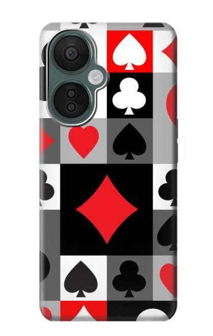 S3463 Costume Poker Carte Etui Coque Housse pour OnePlus Nord CE 3 Lite, Nord N30 5G