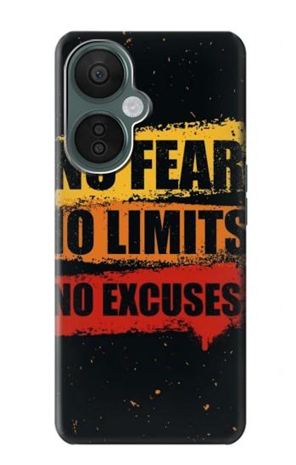 S3492 Sans Peur Limités D'excuses Etui Coque Housse pour OnePlus Nord CE 3 Lite, Nord N30 5G
