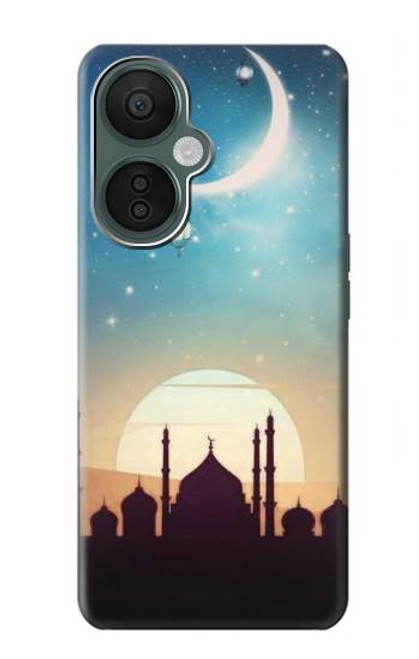S3502 Coucher de soleil islamique Etui Coque Housse pour OnePlus Nord CE 3 Lite, Nord N30 5G