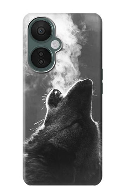 S3505 loup Hurlant Etui Coque Housse pour OnePlus Nord CE 3 Lite, Nord N30 5G
