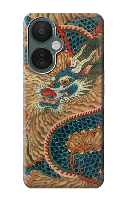 S3541 Peinture Dragon Nuage Etui Coque Housse pour OnePlus Nord CE 3 Lite, Nord N30 5G