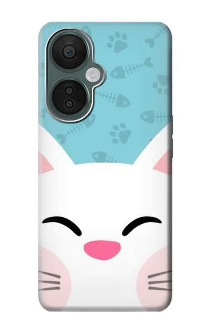 S3542 Chat mignon Dessin animé Etui Coque Housse pour OnePlus Nord CE 3 Lite, Nord N30 5G