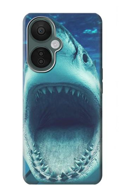 S3548 Requin-tigre Etui Coque Housse pour OnePlus Nord CE 3 Lite, Nord N30 5G