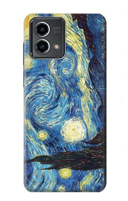 S0213 Van Gogh Starry Nights Etui Coque Housse pour Motorola Moto G Stylus 5G (2023)