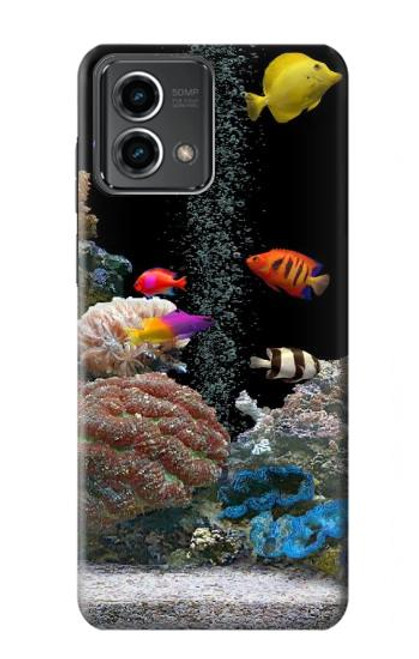 S0226 L'aquarium Etui Coque Housse pour Motorola Moto G Stylus 5G (2023)