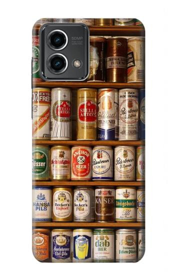 S0983 Collection de Canettes de bière Etui Coque Housse pour Motorola Moto G Stylus 5G (2023)