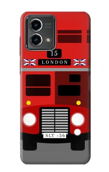 S2058 Angleterre britannique Bus Etui Coque Housse pour Motorola Moto G Stylus 5G (2023)