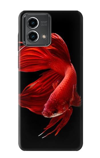 S2092 Rouge Poisson Combattant Etui Coque Housse pour Motorola Moto G Stylus 5G (2023)