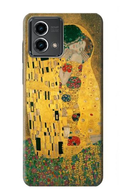 S2137 Gustav Klimt Le Baiser Etui Coque Housse pour Motorola Moto G Stylus 5G (2023)