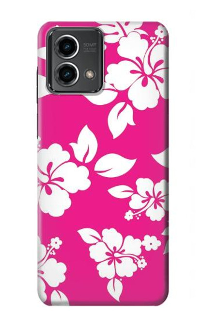 S2246 Motif rose Hawai Hibiscus Etui Coque Housse pour Motorola Moto G Stylus 5G (2023)