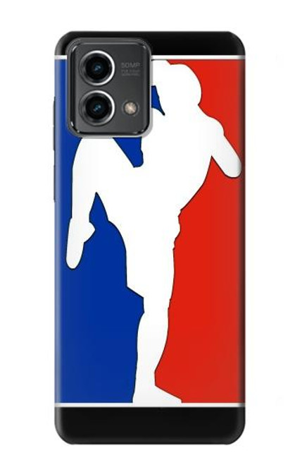 S2278 Muay Thai Kickboxing MMA art martial blanc Etui Coque Housse pour Motorola Moto G Stylus 5G (2023)