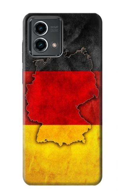 S2935 Allemagne Drapeau Carte Etui Coque Housse pour Motorola Moto G Stylus 5G (2023)