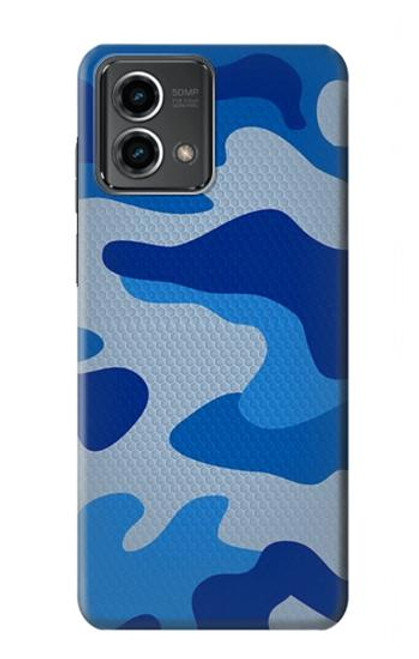 S2958 Armée Bleu Camo Camouflage Etui Coque Housse pour Motorola Moto G Stylus 5G (2023)