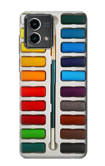 S3243 Ensemble de peinture aquarelle Etui Coque Housse pour Motorola Moto G Stylus 5G (2023)