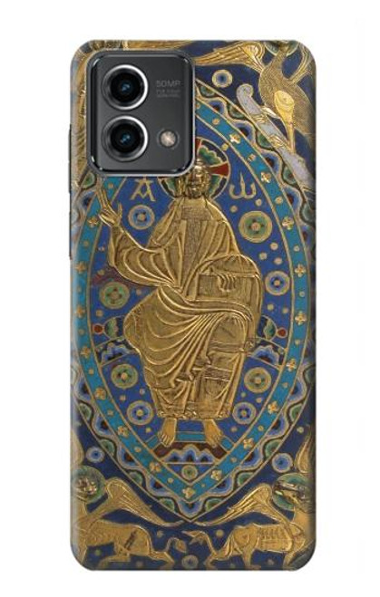 S3620 Livre Couverture Majesty Christ Etui Coque Housse pour Motorola Moto G Stylus 5G (2023)