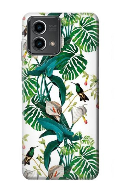 S3697 Oiseaux de la vie des feuilles Etui Coque Housse pour Motorola Moto G Stylus 5G (2023)