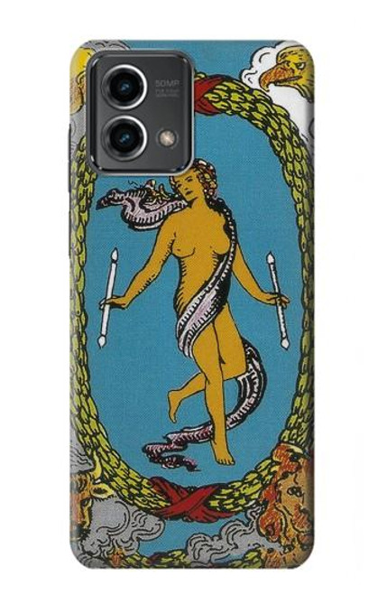 S3746 Carte de tarot le monde Etui Coque Housse pour Motorola Moto G Stylus 5G (2023)