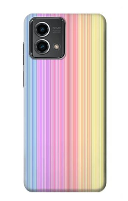 S3849 Couleurs verticales colorées Etui Coque Housse pour Motorola Moto G Stylus 5G (2023)