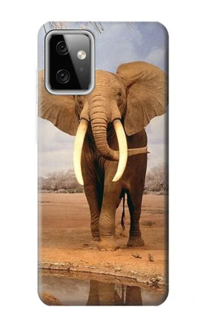 S0310 éléphant d'Afrique Etui Coque Housse pour Motorola Moto G Power (2023) 5G