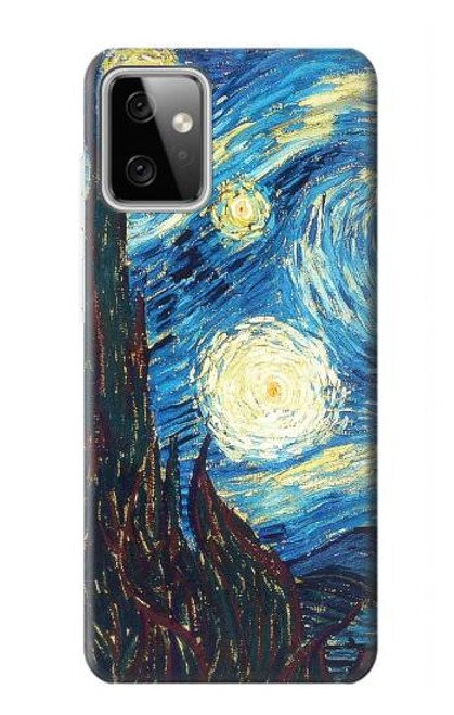 S0582 Van Gogh Starry Nights Etui Coque Housse pour Motorola Moto G Power (2023) 5G