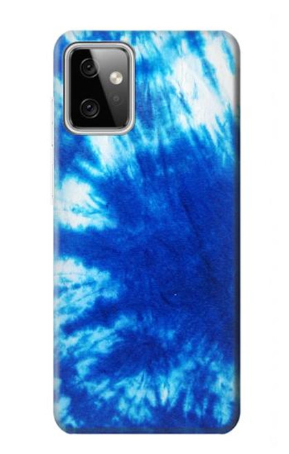 S1869 Tie Dye Bleu Etui Coque Housse pour Motorola Moto G Power (2023) 5G