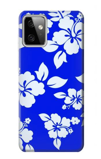 S2244 Motif Hawai Hibiscus Bleu Etui Coque Housse pour Motorola Moto G Power (2023) 5G
