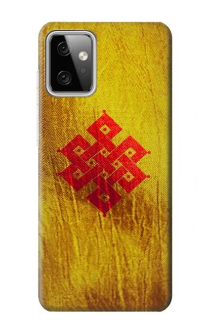 S2318 Noeud éternel méditation bouddhiste spirituelle Etui Coque Housse pour Motorola Moto G Power (2023) 5G