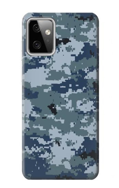 S2346 Marine Camo camouflage graphique Etui Coque Housse pour Motorola Moto G Power (2023) 5G