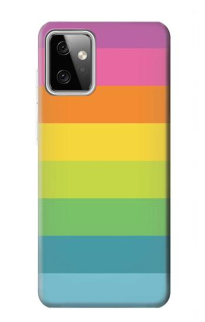 S2363 Arc en ciel Motif Etui Coque Housse pour Motorola Moto G Power (2023) 5G