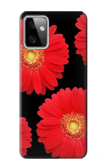 S2478 fleur rouge Daisy Etui Coque Housse pour Motorola Moto G Power (2023) 5G