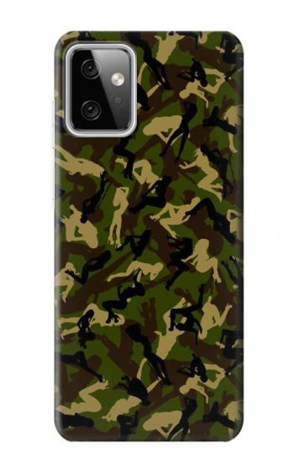 S3356 Camo camouflage de fille Etui Coque Housse pour Motorola Moto G Power (2023) 5G