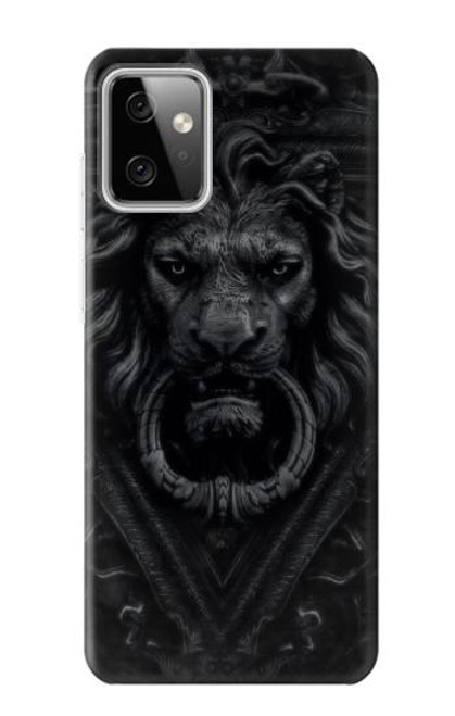 S3619 Lion noir gothique Etui Coque Housse pour Motorola Moto G Power (2023) 5G