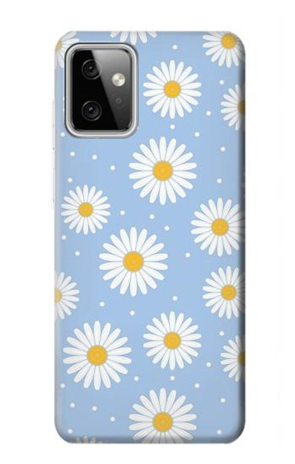 S3681 Motif de fleurs de marguerite Etui Coque Housse pour Motorola Moto G Power (2023) 5G