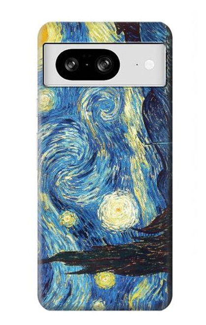 S0213 Van Gogh Starry Nights Etui Coque Housse pour Google Pixel 8