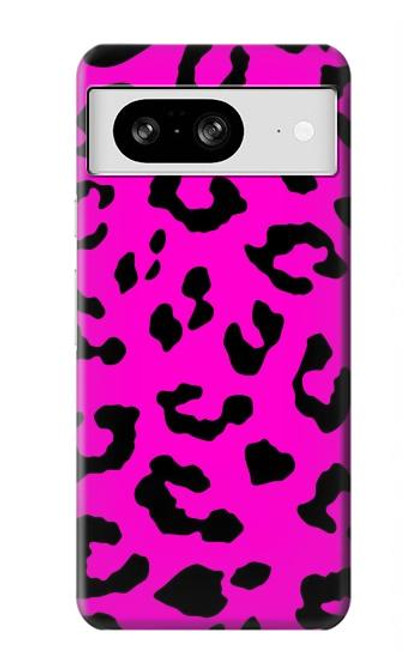 S1850 Motif rose Léopard Etui Coque Housse pour Google Pixel 8