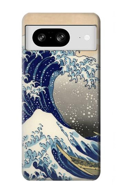 S2389 Hokusai La grande vague de Kanagawa Etui Coque Housse pour Google Pixel 8