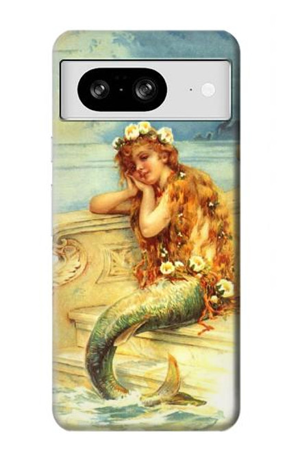 S3184 Peinture Petite Sirène Etui Coque Housse pour Google Pixel 8