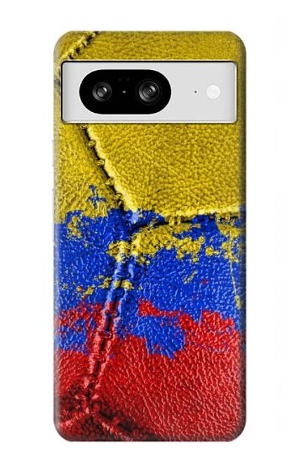 S3306 Colombie Drapeau de football graphique Millésime Etui Coque Housse pour Google Pixel 8