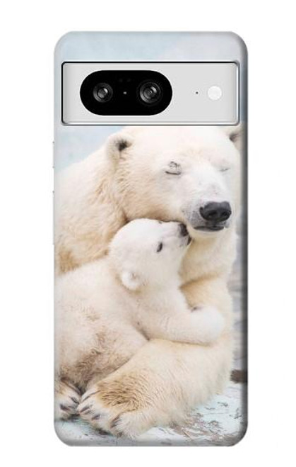 S3373 Famille d'ours polaire Etui Coque Housse pour Google Pixel 8