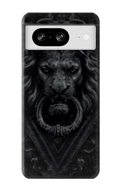 S3619 Lion noir gothique Etui Coque Housse pour Google Pixel 8