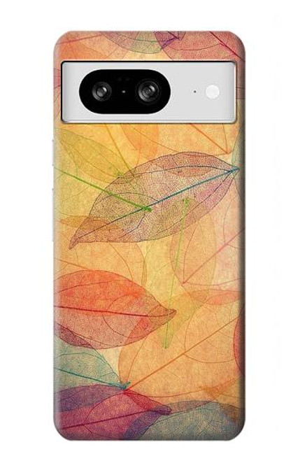 S3686 Automne Feuille Automne Etui Coque Housse pour Google Pixel 8