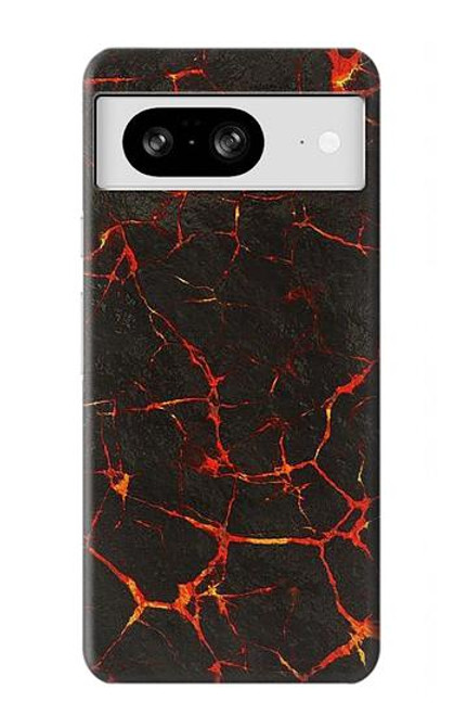 S3696 Magma de lave Etui Coque Housse pour Google Pixel 8