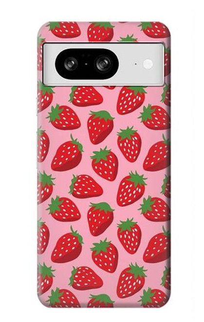 S3719 Modèle de fraise Etui Coque Housse pour Google Pixel 8
