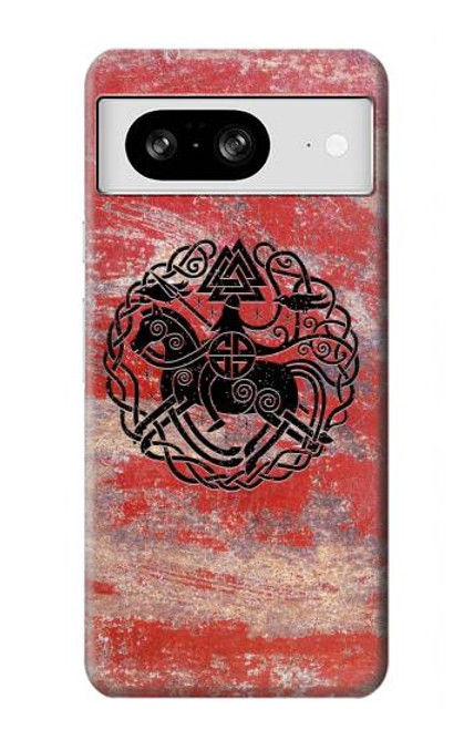 S3831 Symbole antique nordique viking Etui Coque Housse pour Google Pixel 8