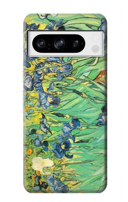 S0210 Van Gogh Irises Etui Coque Housse pour Google Pixel 8 pro