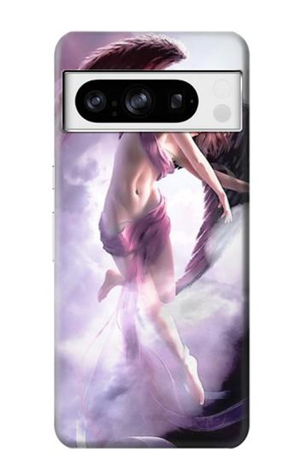 S0407 fantaisie Ange Etui Coque Housse pour Google Pixel 8 pro