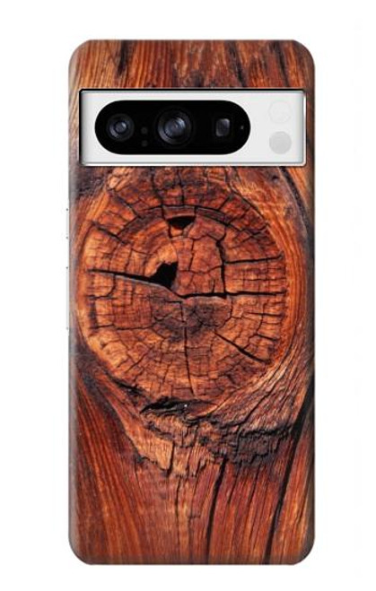 S0603 Bois imprimé graphique Etui Coque Housse pour Google Pixel 8 pro