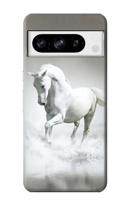 S0932 Cheval Blanc Etui Coque Housse pour Google Pixel 8 pro