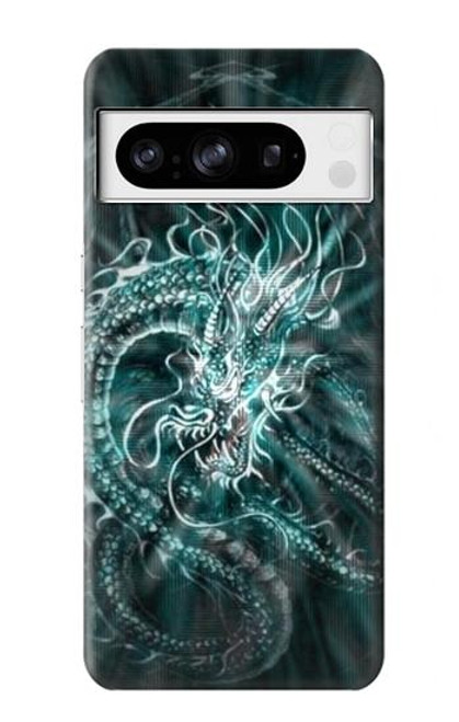 S1006 Numérique dragon chinois Etui Coque Housse pour Google Pixel 8 pro