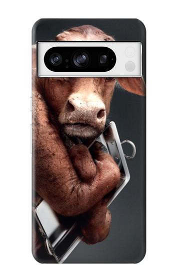 S1271 Vache Folle Etui Coque Housse pour Google Pixel 8 pro